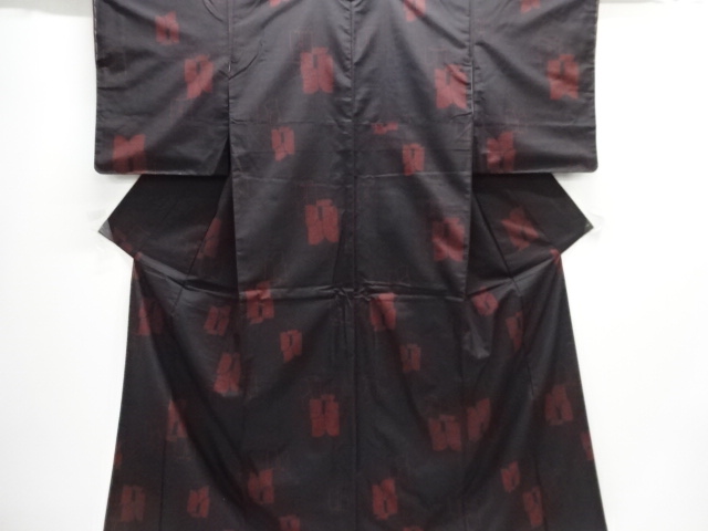 Japanese Kimono / Tsumugi Omeshi Silk